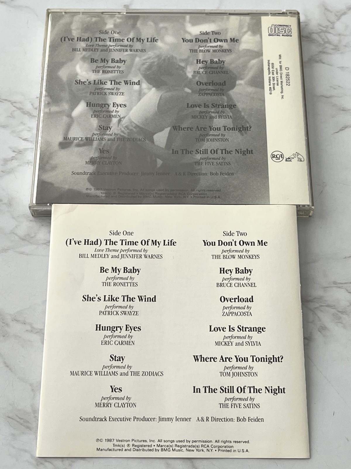 Dirty Dancing Soundtrack From The Vestron Motion Picture