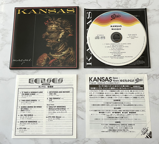 Kansas – Masque CD PROMO! ! (2011) [JAPAN PRESS]