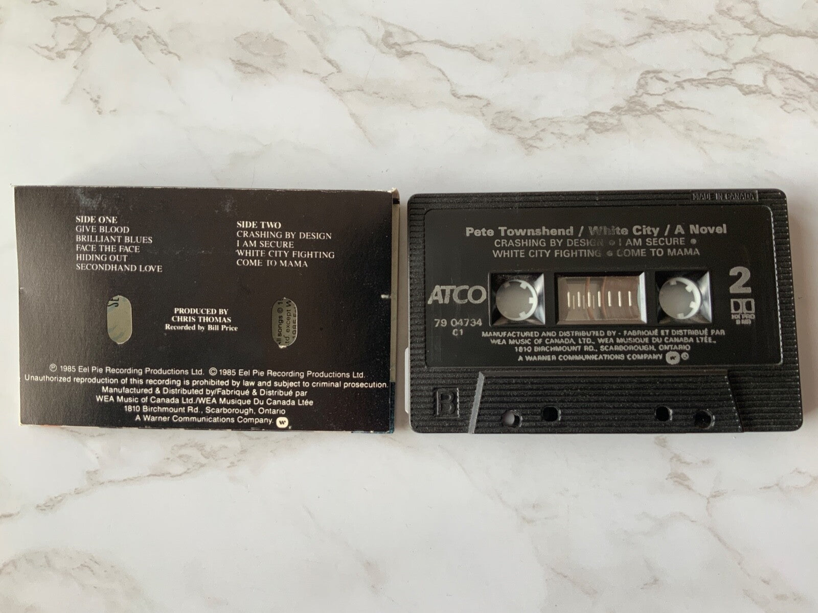 Pete Townshend – White City A Novel (1985) [CANADA PRESS]