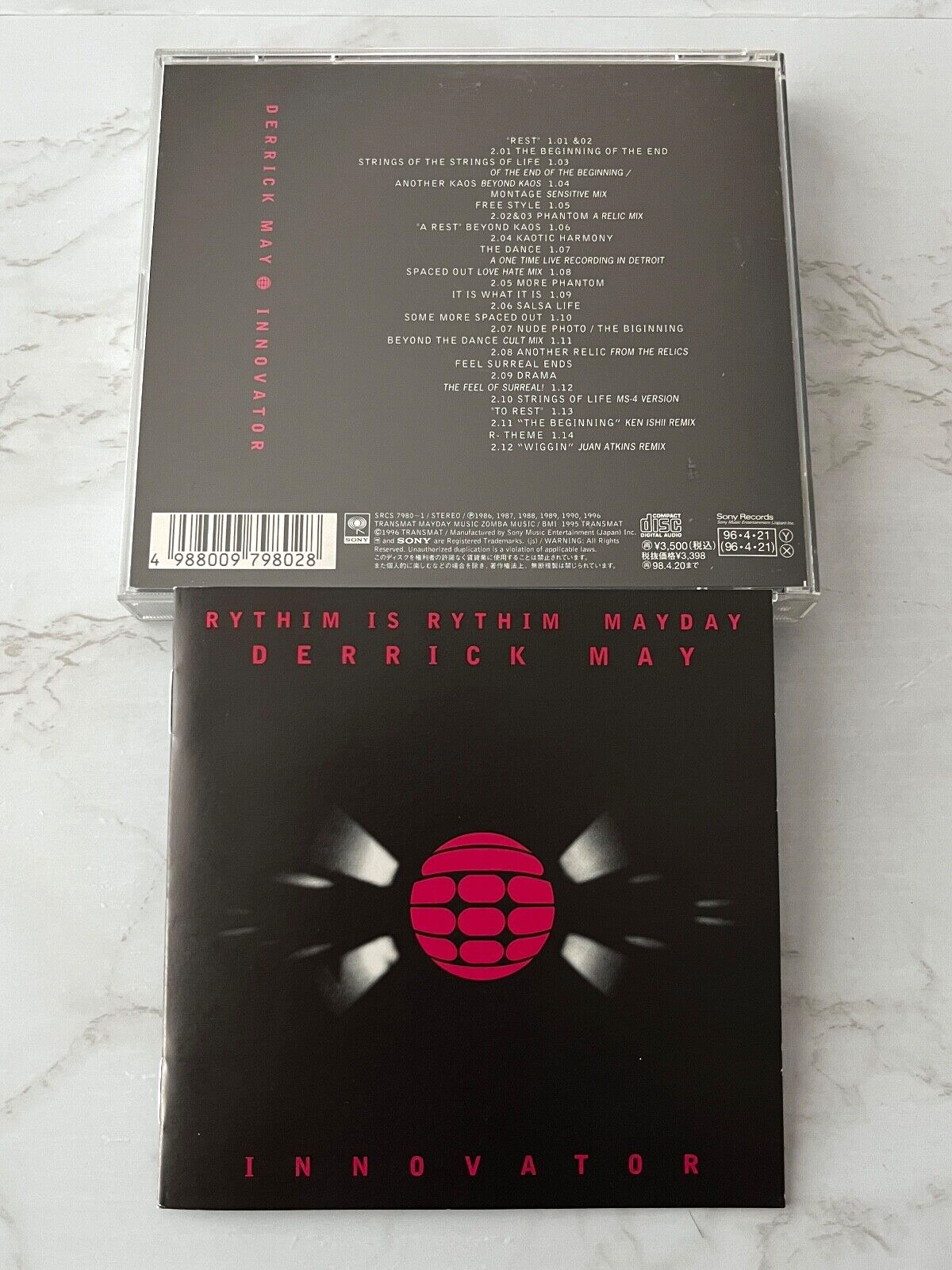 Derrick May – Innovator 2 (1996) [JAPAN PRESS]