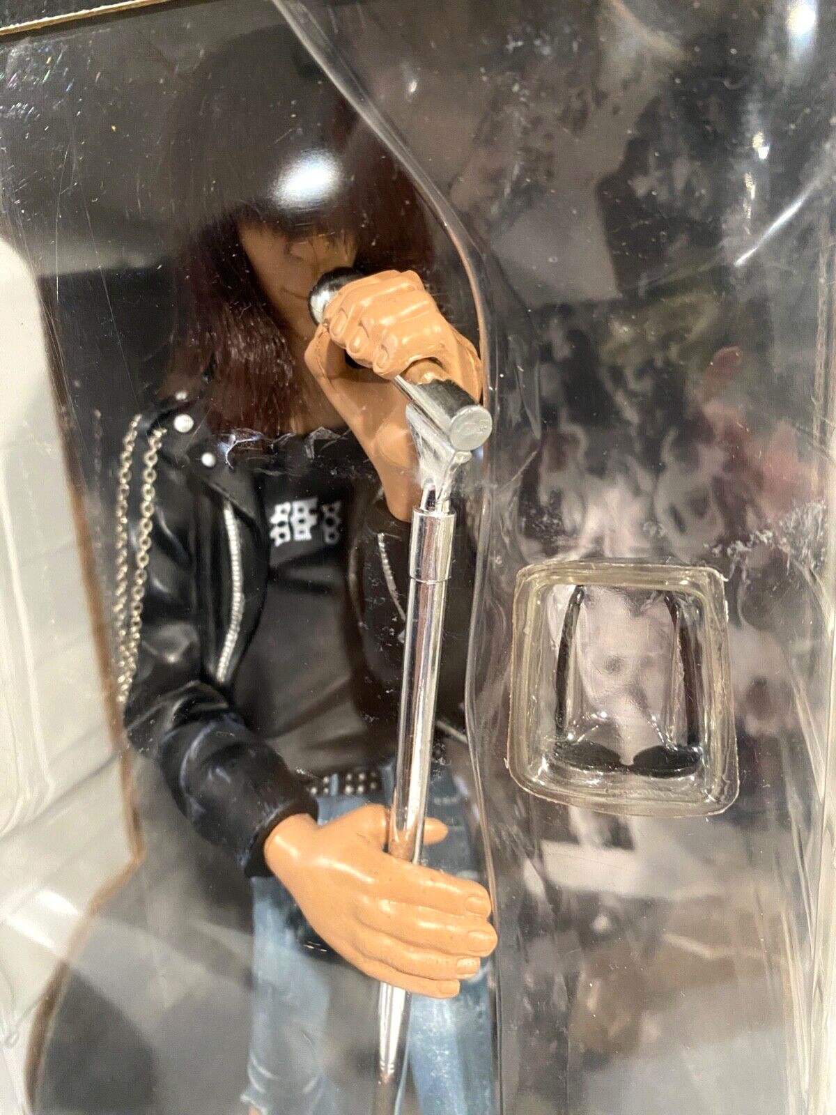 Joey Ramone Hey Ho Let's Go! Figure 2003 Stronghold w/Sunglasses & Mic Stand! (2003)