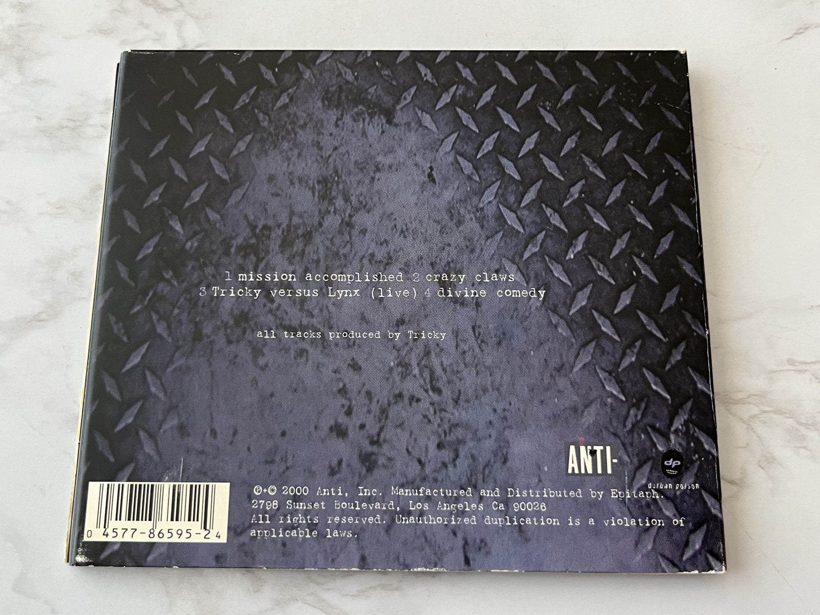Tricky – Mission Accomplished (Digipak, EP) (2001)