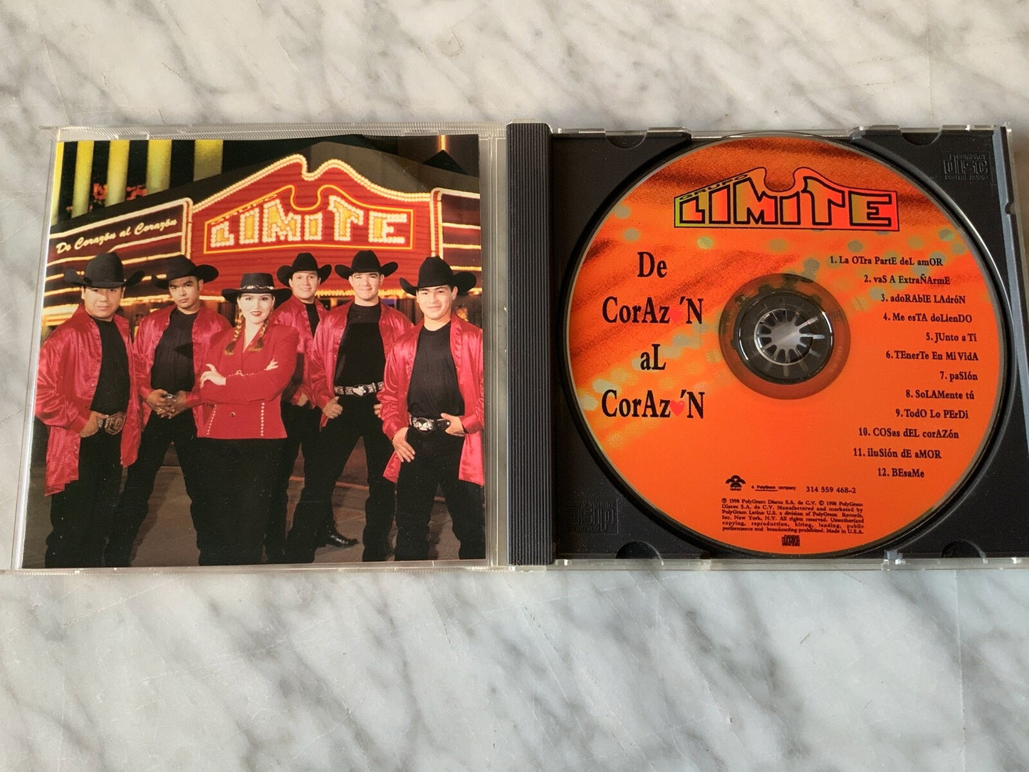 Grupo Limite – De Corazon Al Corazon (1998)