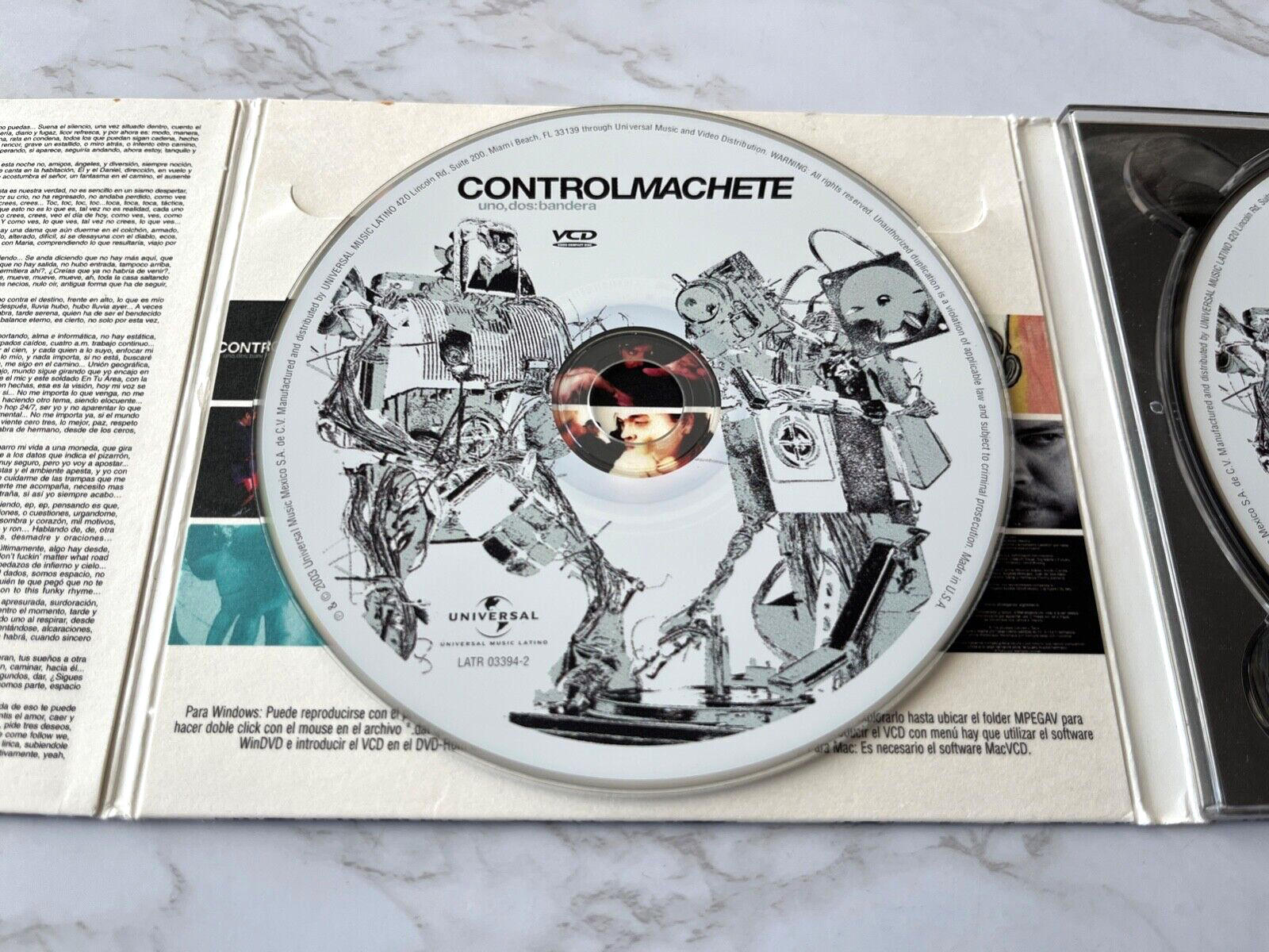 Control Machete – Uno Dos Bandera 2 (Digipak) (2003)