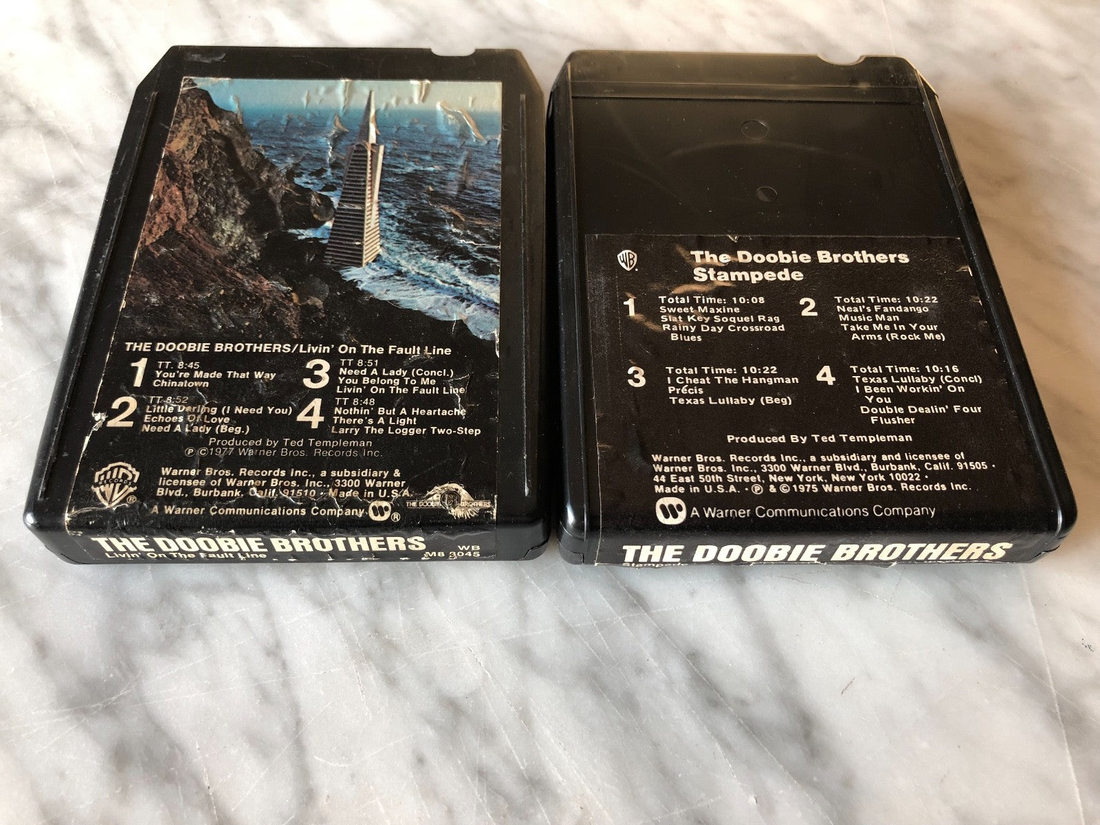 The Doobie Brothers – Livin On The Fault Line & Stampede 2 Tape Lot