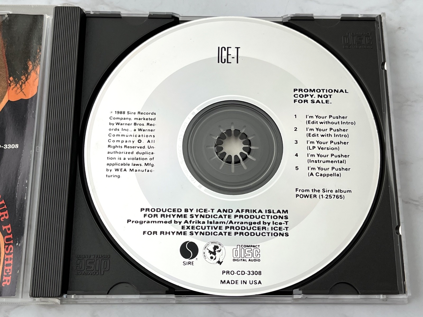 Ice-T – Ice-T I'm Your Pusher (1988)