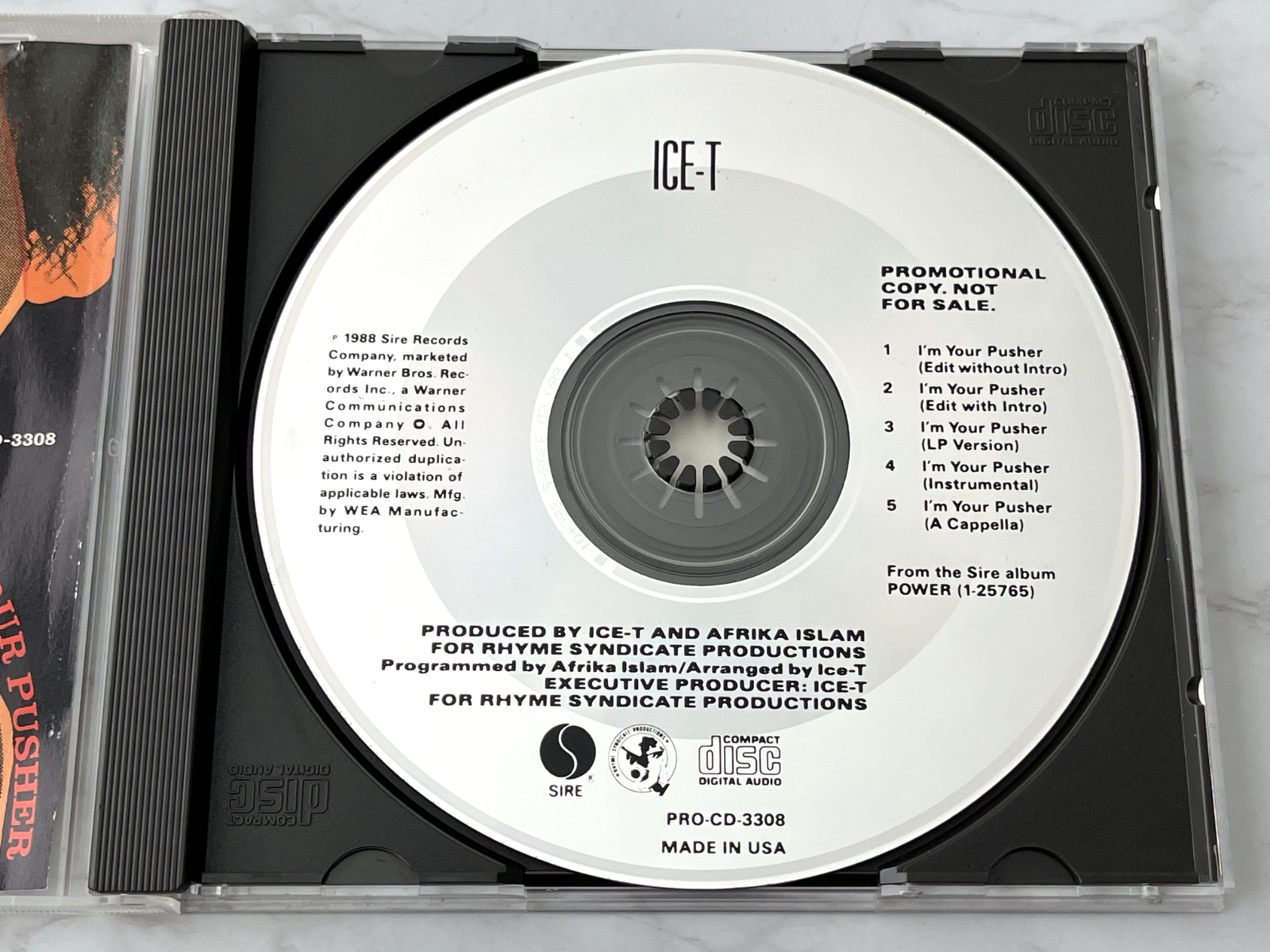 Ice-T – Ice-T I'm Your Pusher (1988)