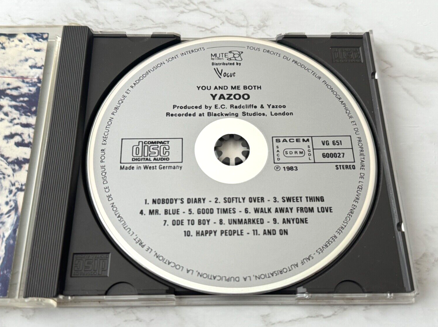 Yaz – Yazoo You And Me Both (1984) [GERMAN PRESS]