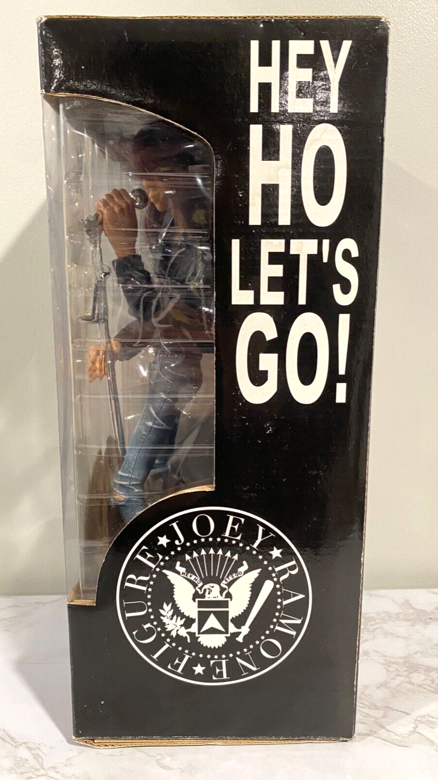 Joey Ramone Hey Ho Let's Go! Figure 2003 Stronghold w/Sunglasses & Mic Stand! (2003)