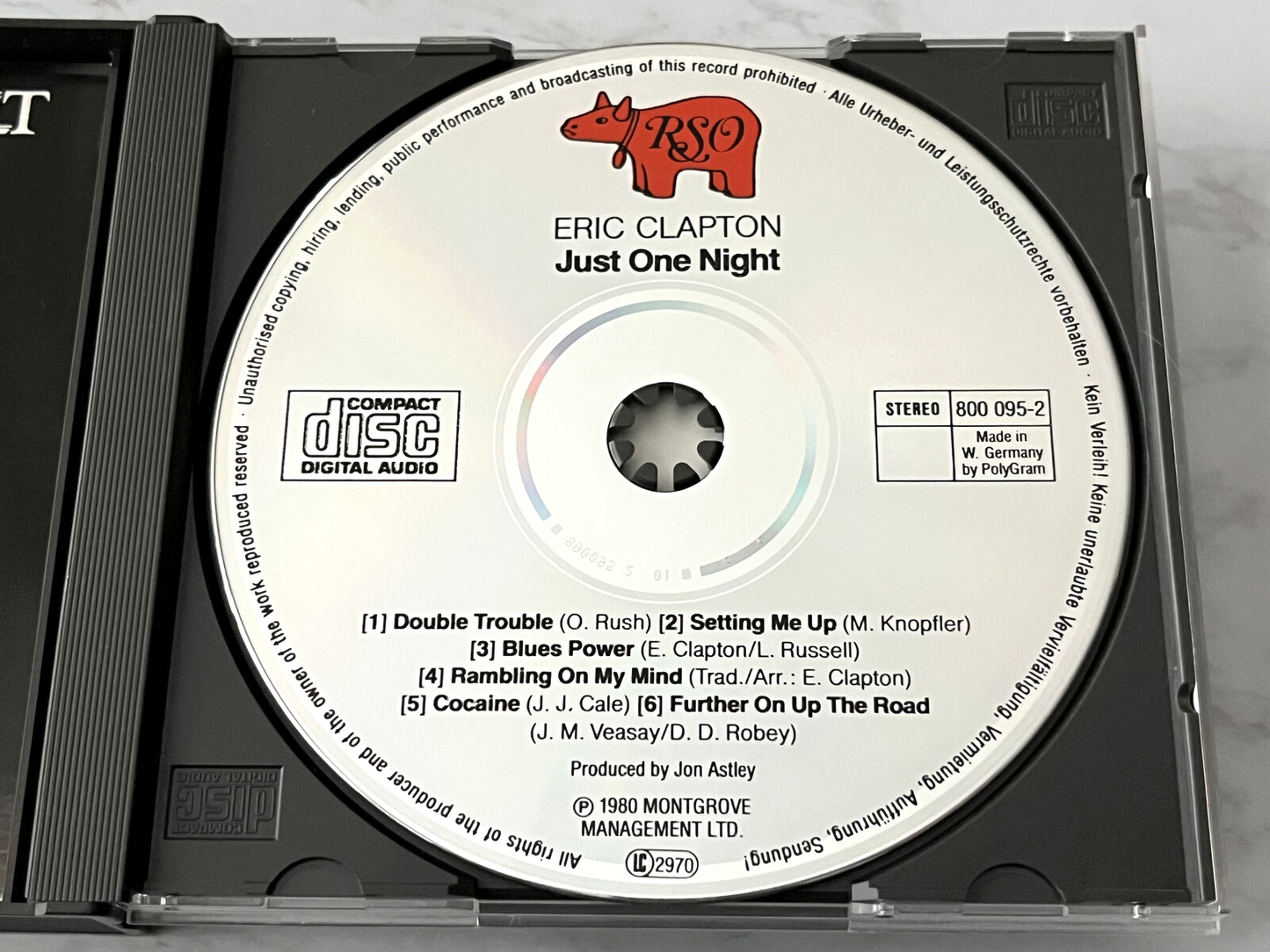 Eric Clapton – Just One Night (1984) [GERMAN PRESS]