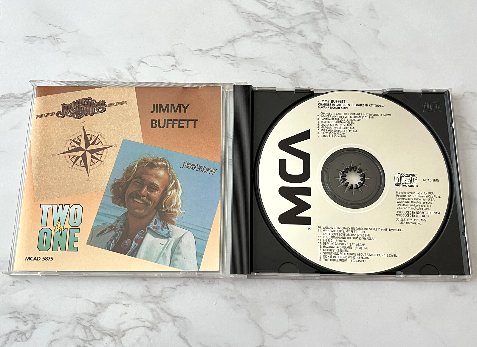 Jimmy Buffett – Changes In Latitudes / Havana Daydreamin' (1986) [JAPAN PRESS]