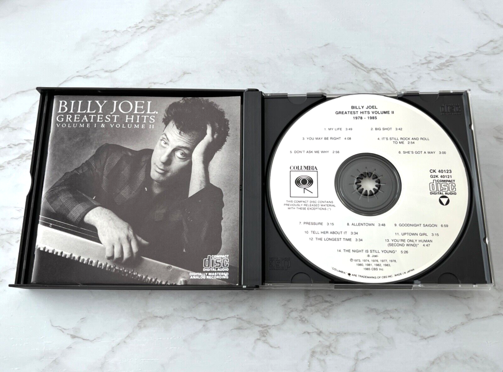 Billy Joel – Greatest Hits Vol. 1 & Vol. 2 2 (1985) [JAPAN PRESS]