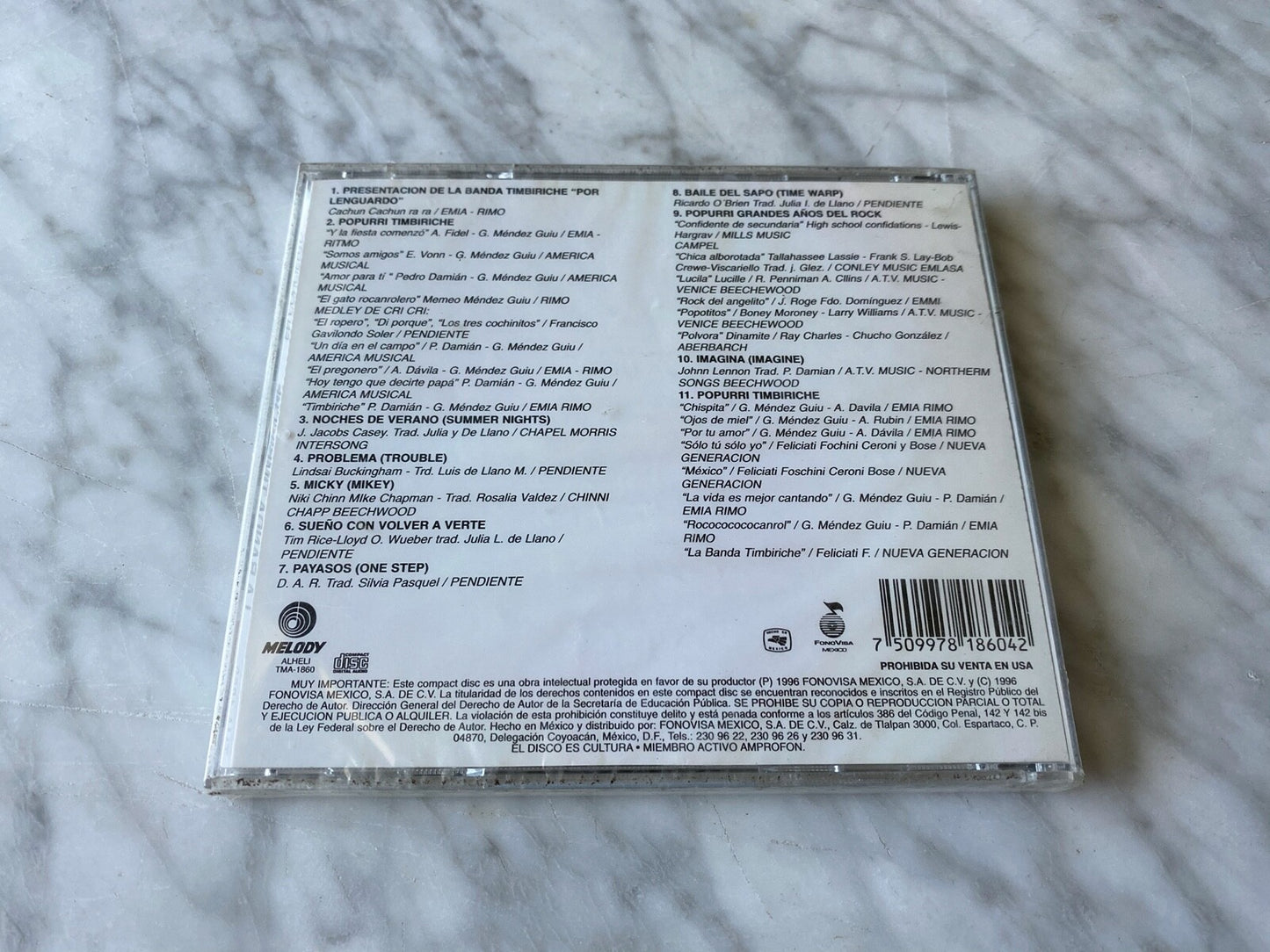 Timbiriche – La Banda Timbiriche En Concierto (1996)