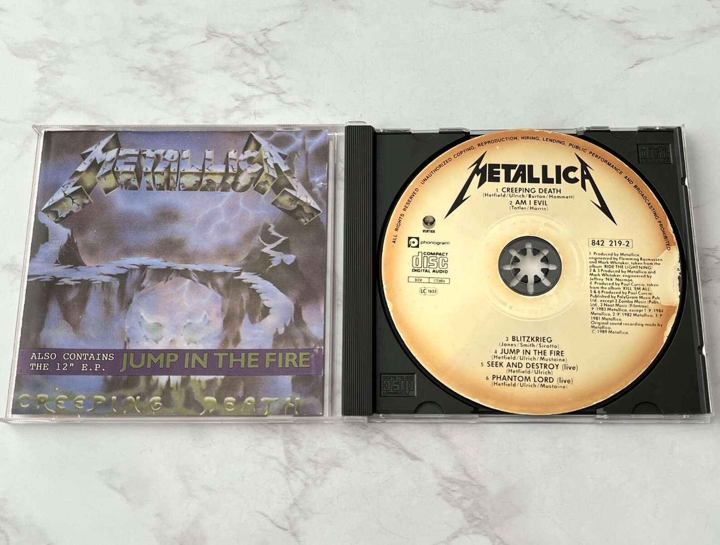 Metallica – Creeping Death / Jump In The Fire (EP) (1990)