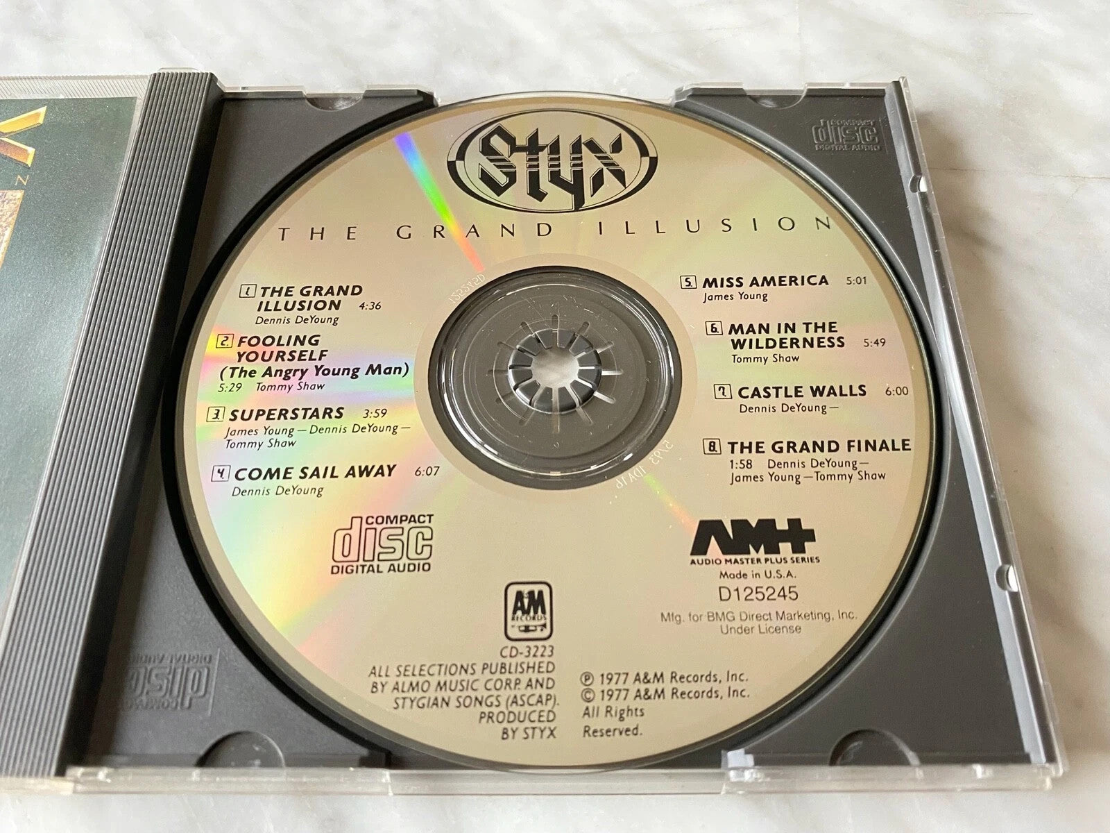 Styx – Pieces Of Eight / the Grand Illusion [ORIGINAL USA PRESS]