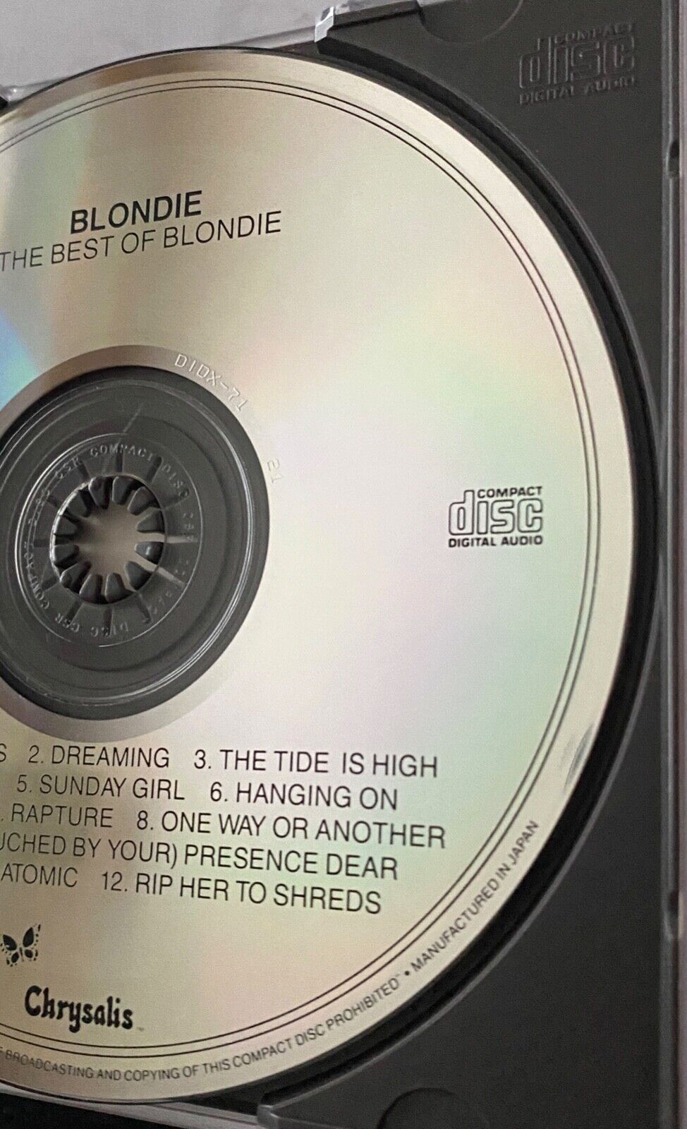 Blondie – The Best Of [JAPAN PRESS]