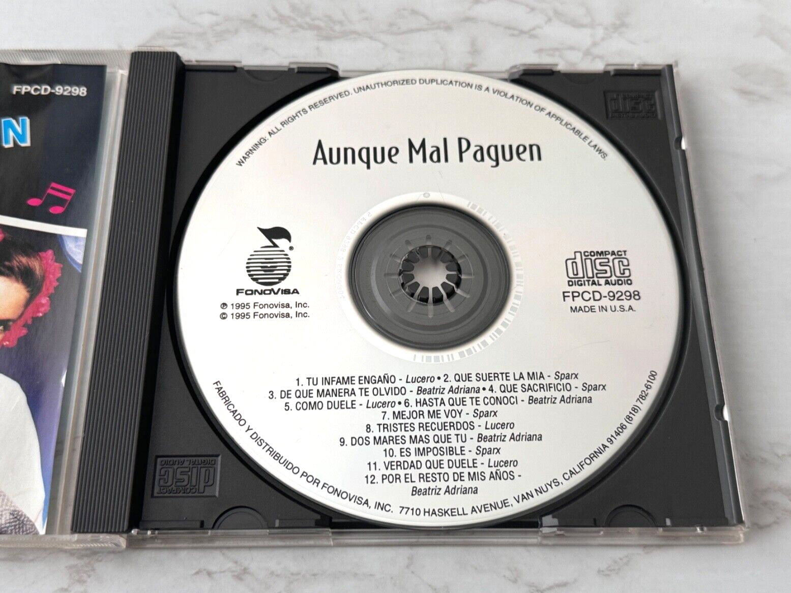 Beatriz Adriana, Lucero, Sparx, Various – Aunque Mal Paguen (1995)