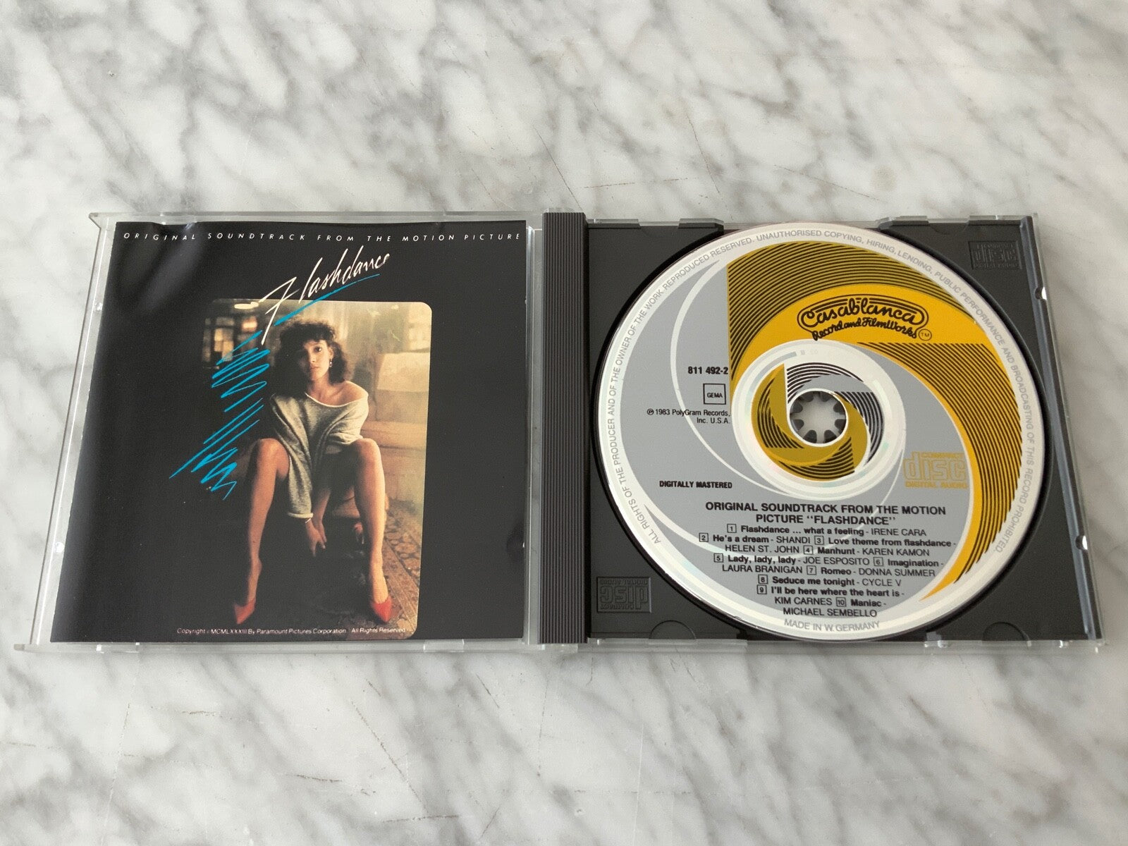 Flashdance Soundtrack From The Motion Picture [GERMAN PRESS]
