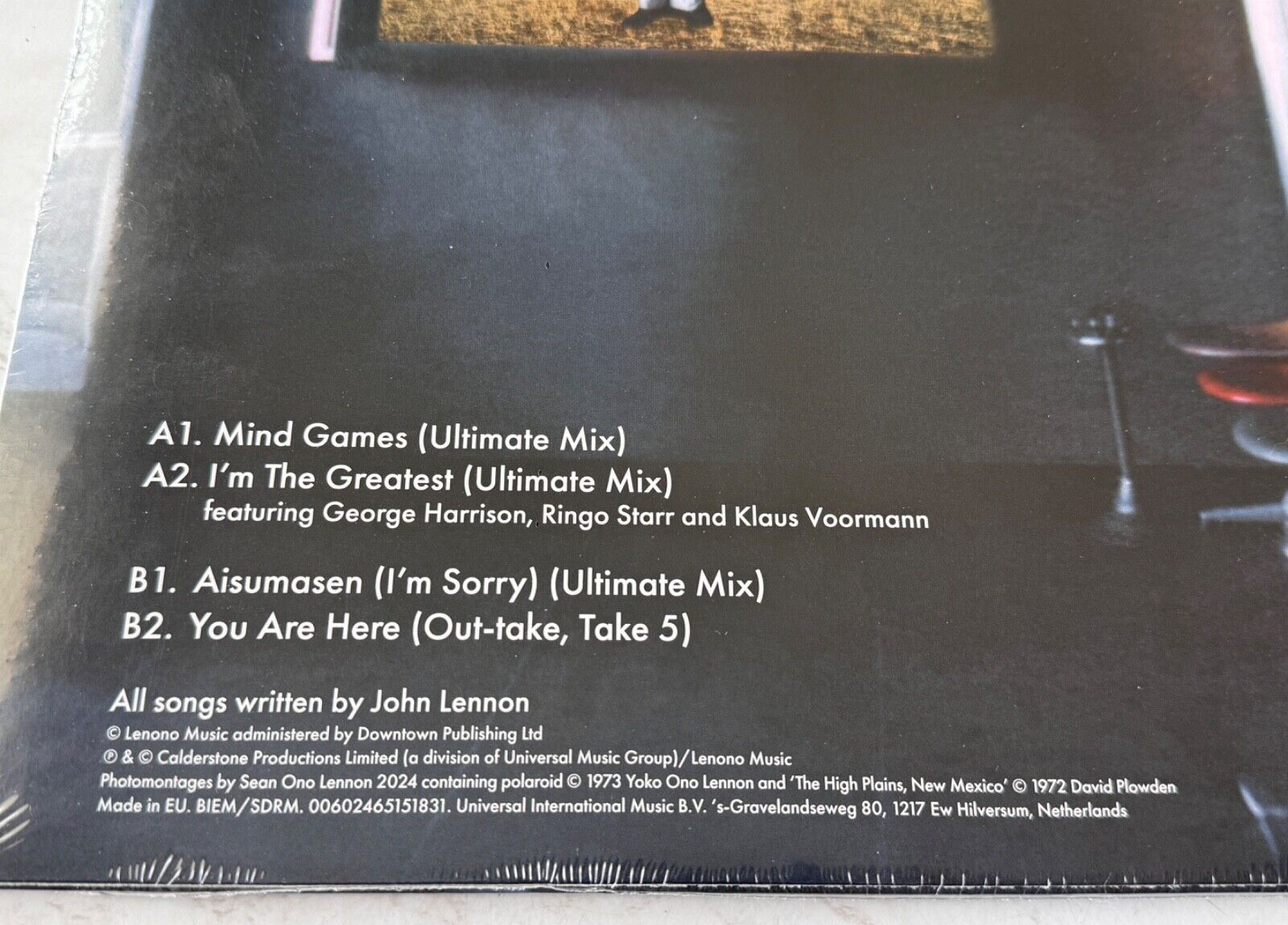 John Lennon – Mind Games EP GLOW IN THE DARK (2024) [GERMAN PRESS]