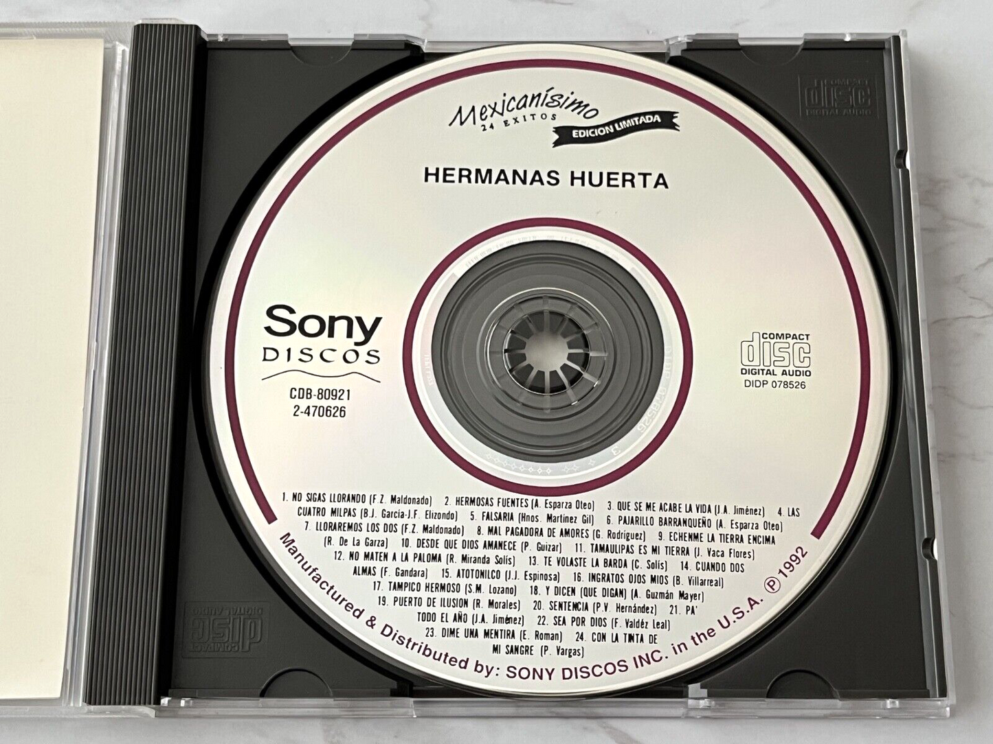 Hermanas Huerta – 24 Exitos (1992)