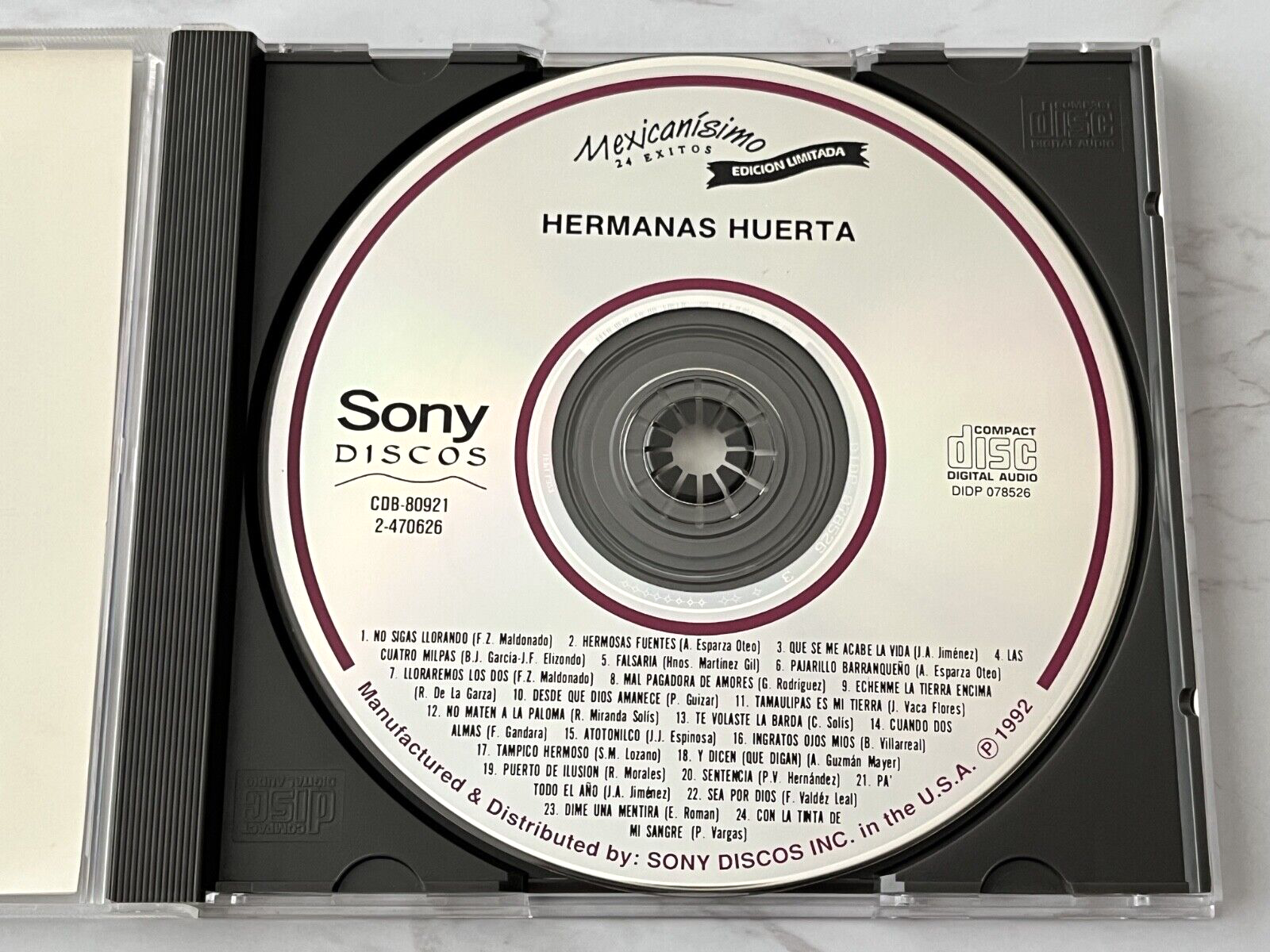 Hermanas Huerta – 24 Exitos (1992)