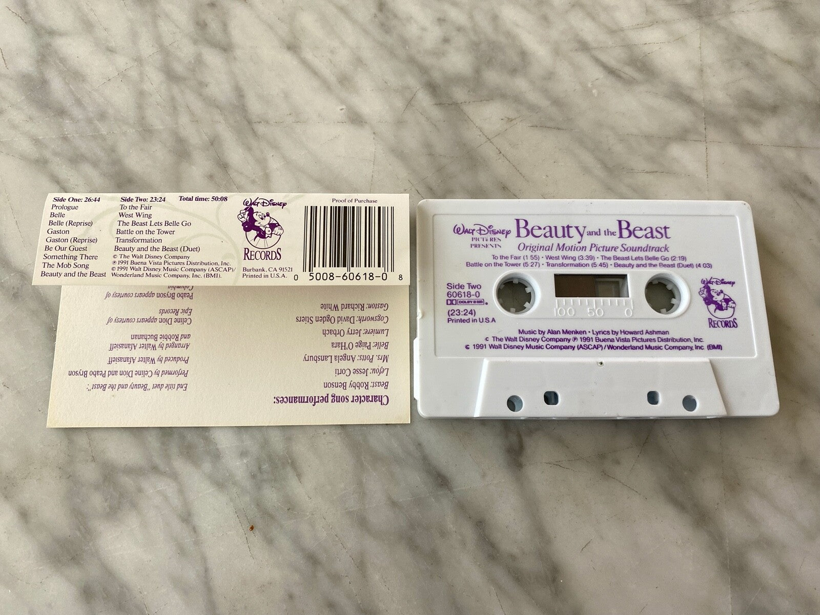 Beauty And The Beast Motion Picture Soundtrack (1991)