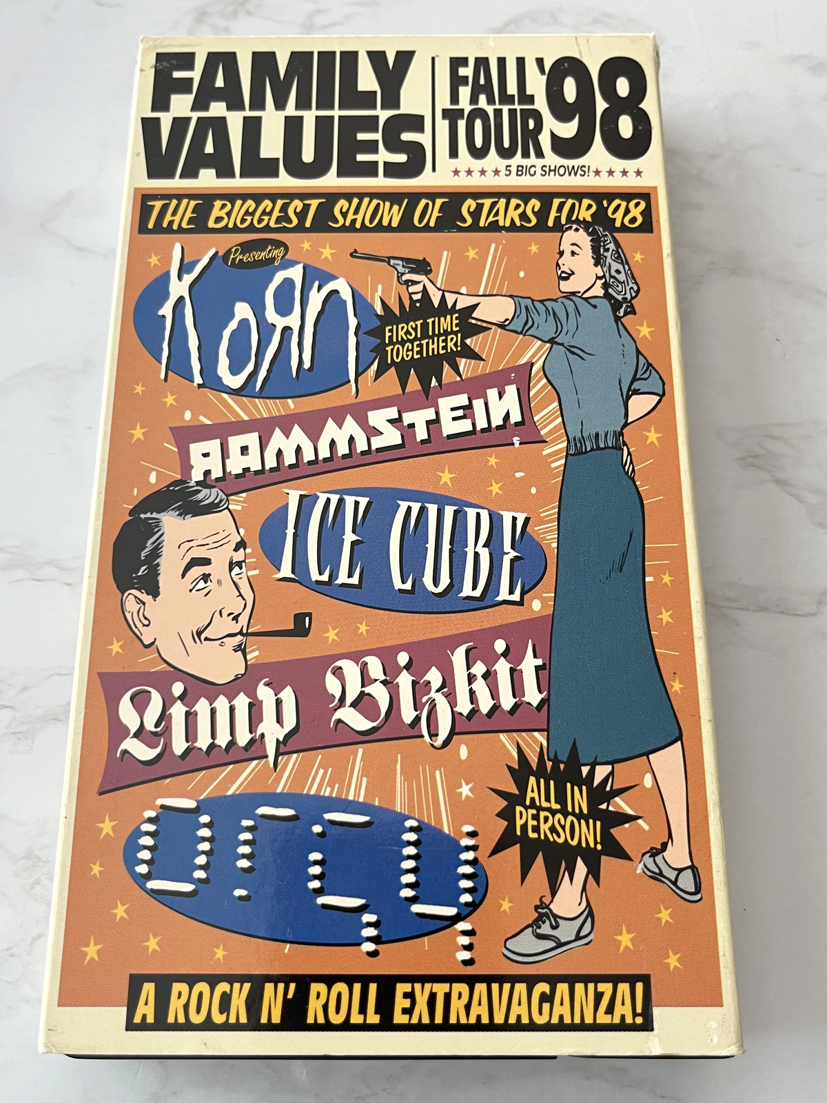 Family Values Fall Tour '98 VHS 1999 Immortal EV 50188 Korn, Rammstein (1999)