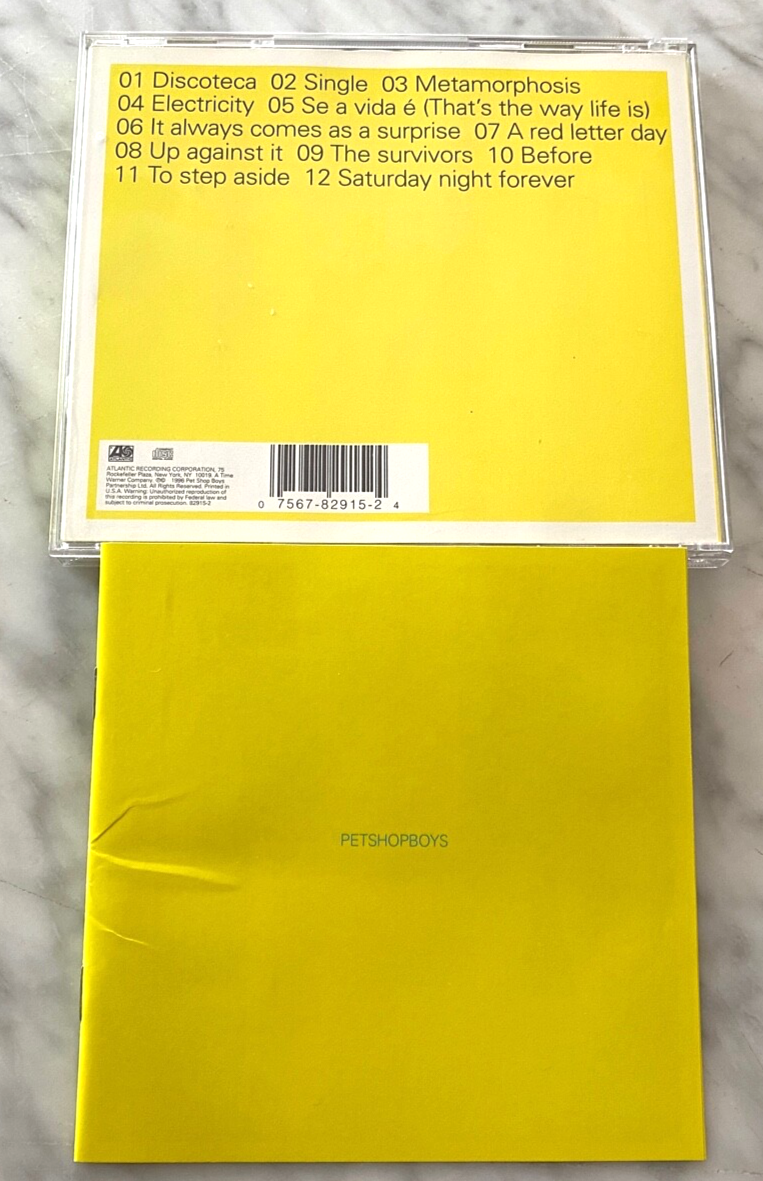 Pet Shop Boys – Bilingual (1996)