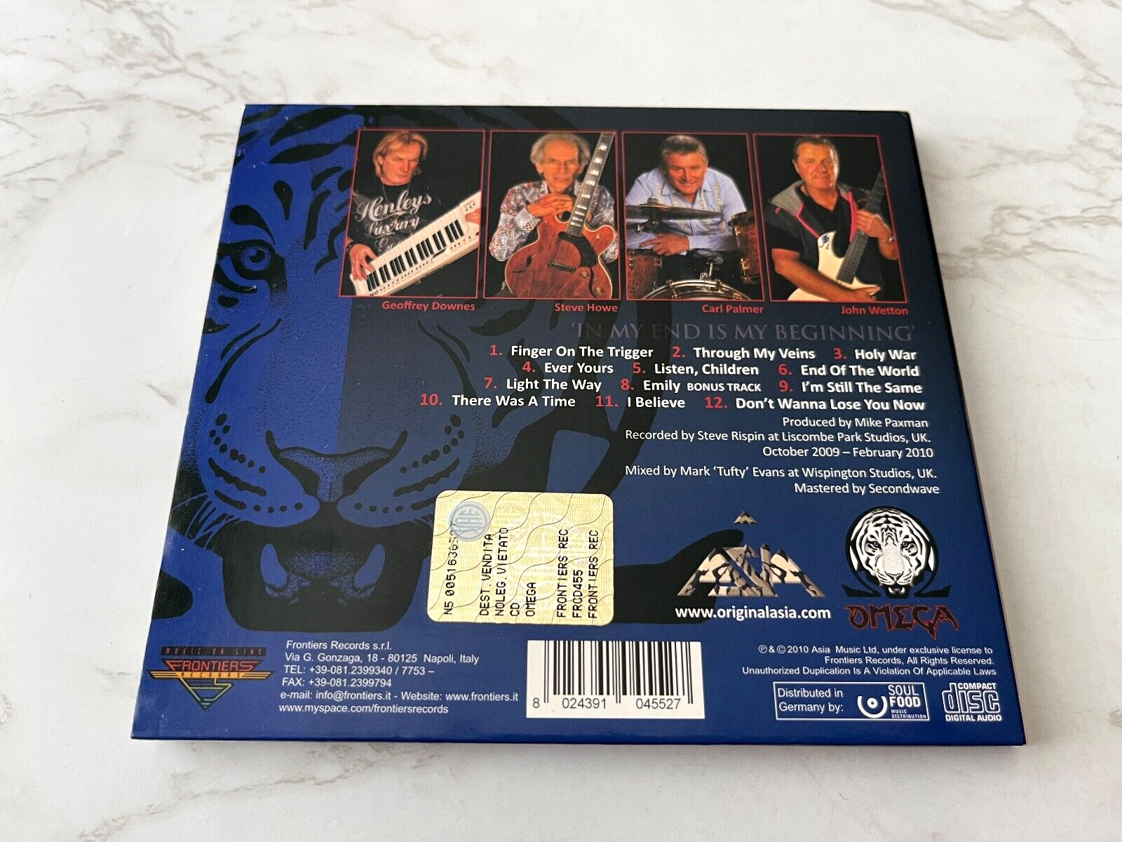 Asia – Omega (Digipak) (2010)