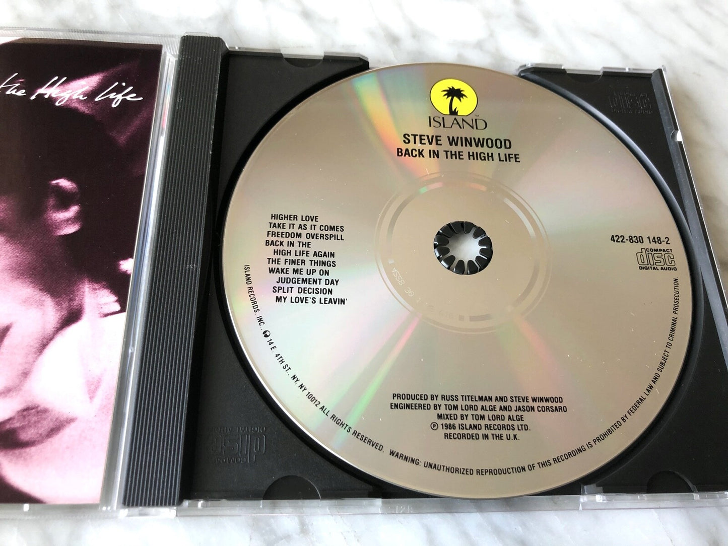 Steve Winwood – Back In The High Life