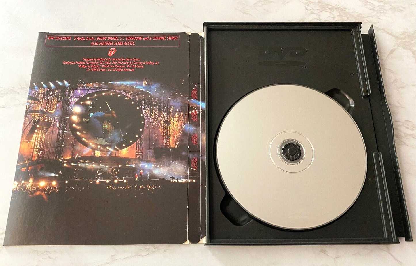 The Rolling Stones Bridges To Babylon Tour 97-98 DVD Live In Concert Mick Jagger (1998)
