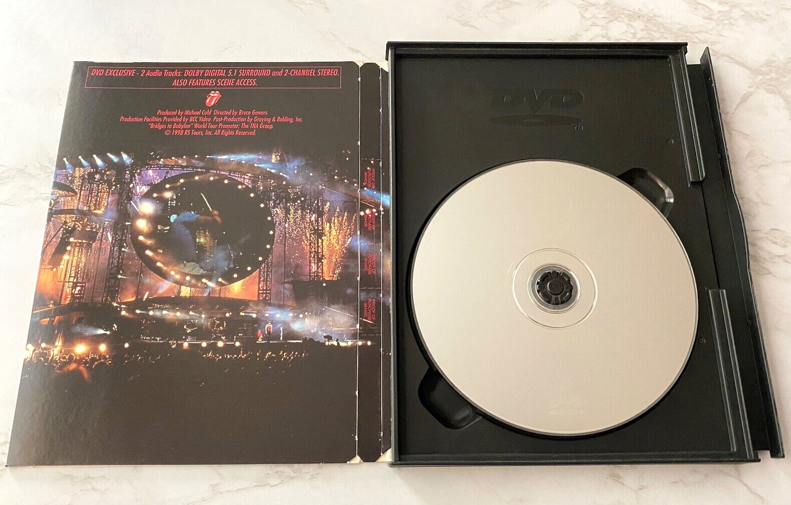 The Rolling Stones Bridges To Babylon Tour 97-98 DVD Live In Concert Mick Jagger (1998)