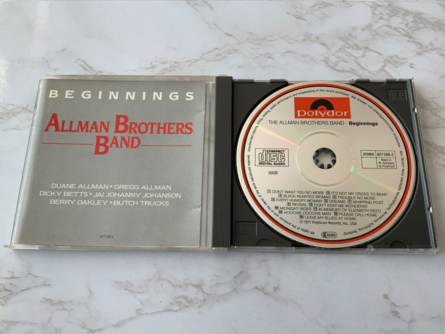 The Allman Brothers Band – Beginnings (1986) [GERMAN PRESS]
