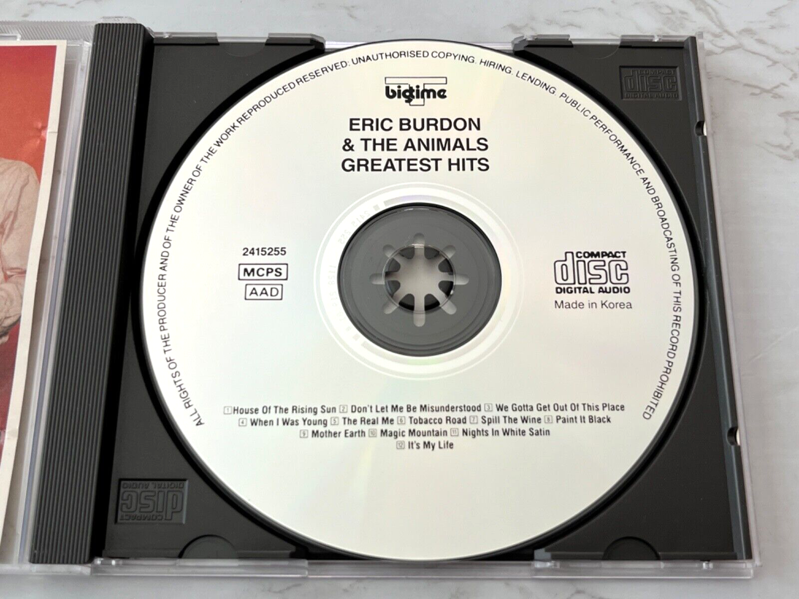 Eric Burdon, The Animals – & The Animals Greatest Hits