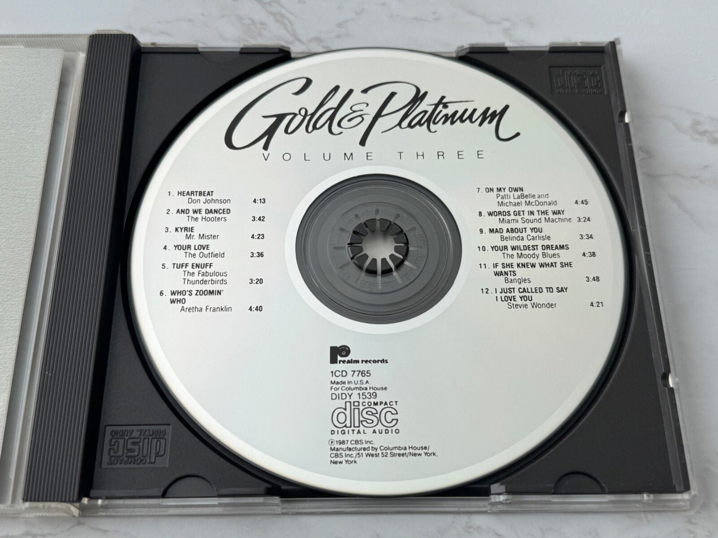 The Bangles, The Moody Blues, Various, The Outfield – Gold & Platinum Volume Three (1987)