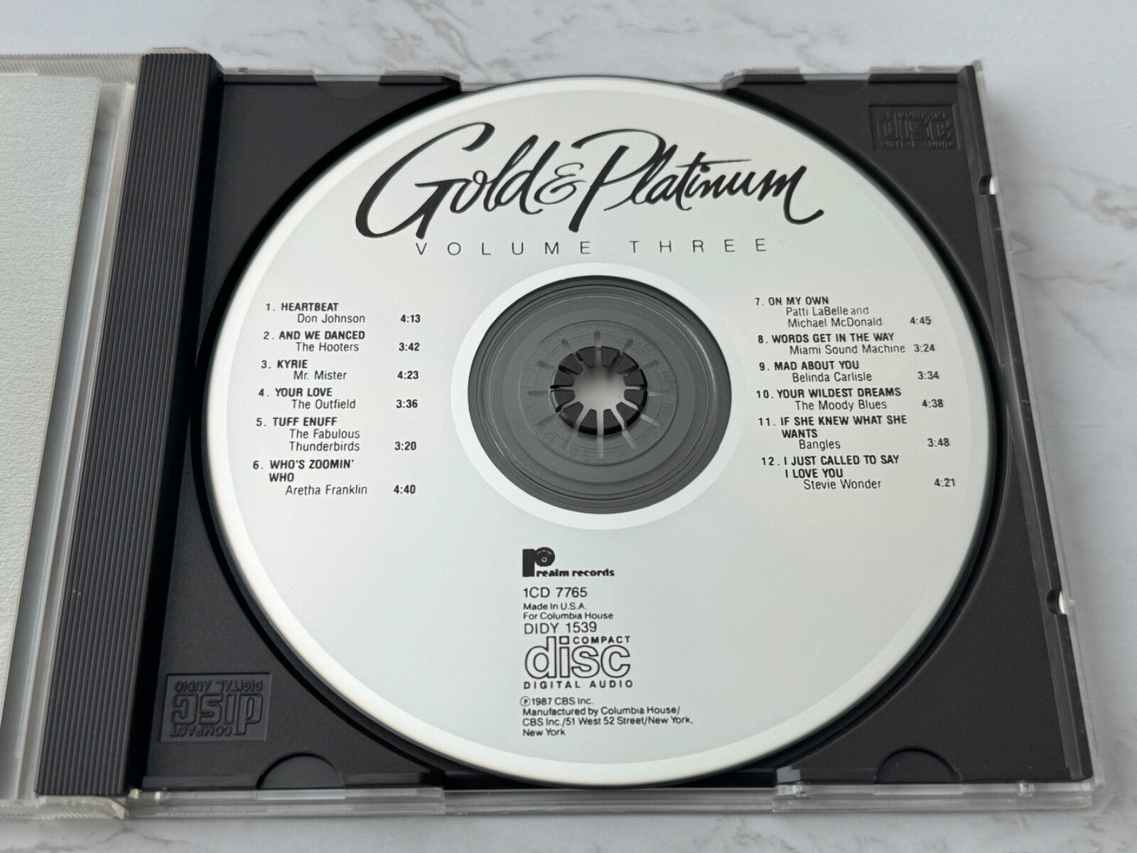 The Bangles, The Moody Blues, Various, The Outfield – Gold & Platinum Volume Three (1987)