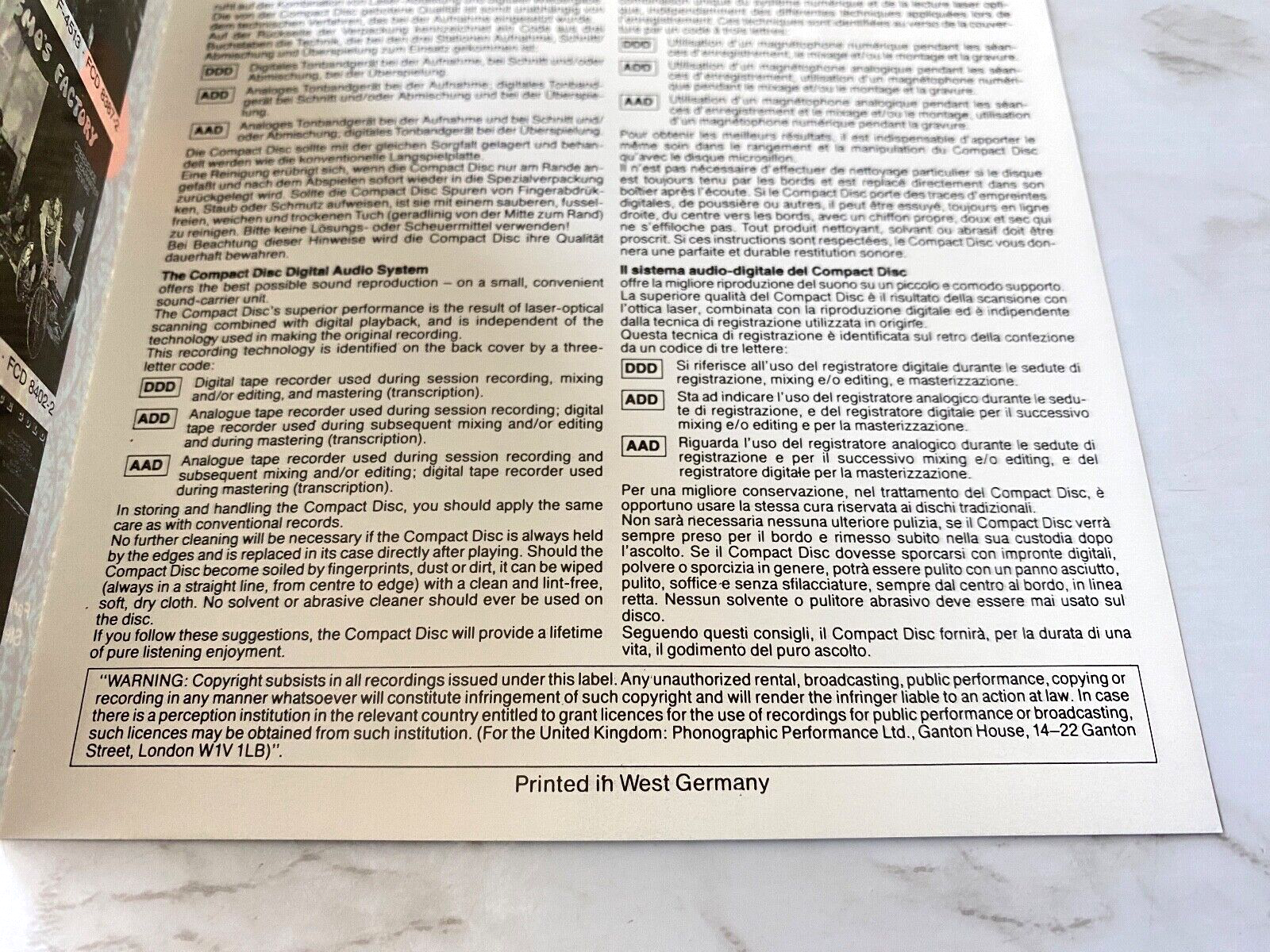 Creedence Clearwater Revival – Creedence Clearwater Revival [GERMAN PRESS]