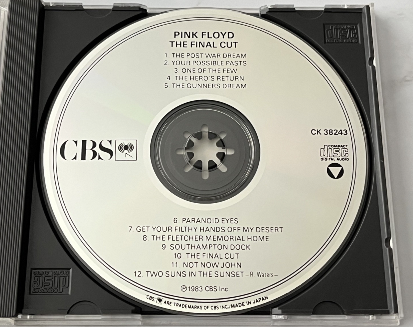 Pink Floyd – The Final Cut [JAPAN PRESS]