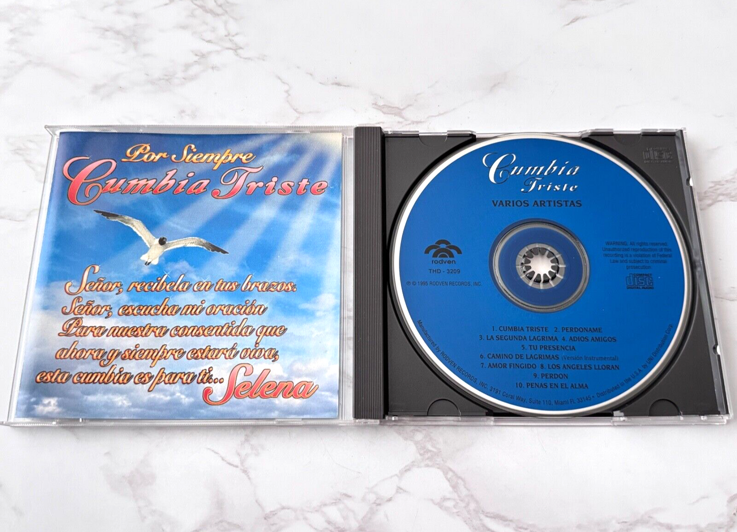 Angelica Maria, Banda MR-7, Los Fugitivos, Tejano Breed – Cumbia Triste Varios Artistas (1995)