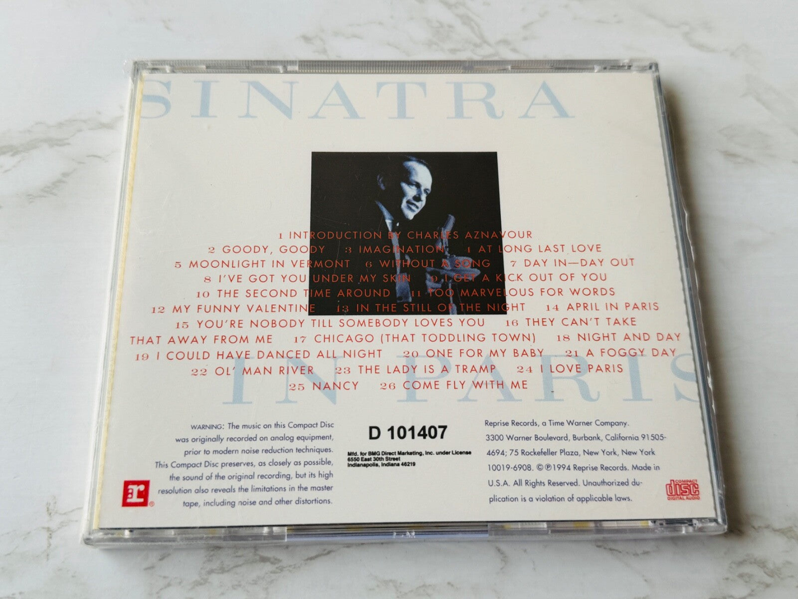 Frank Sinatra – And Sextet Live In Paris (1994)