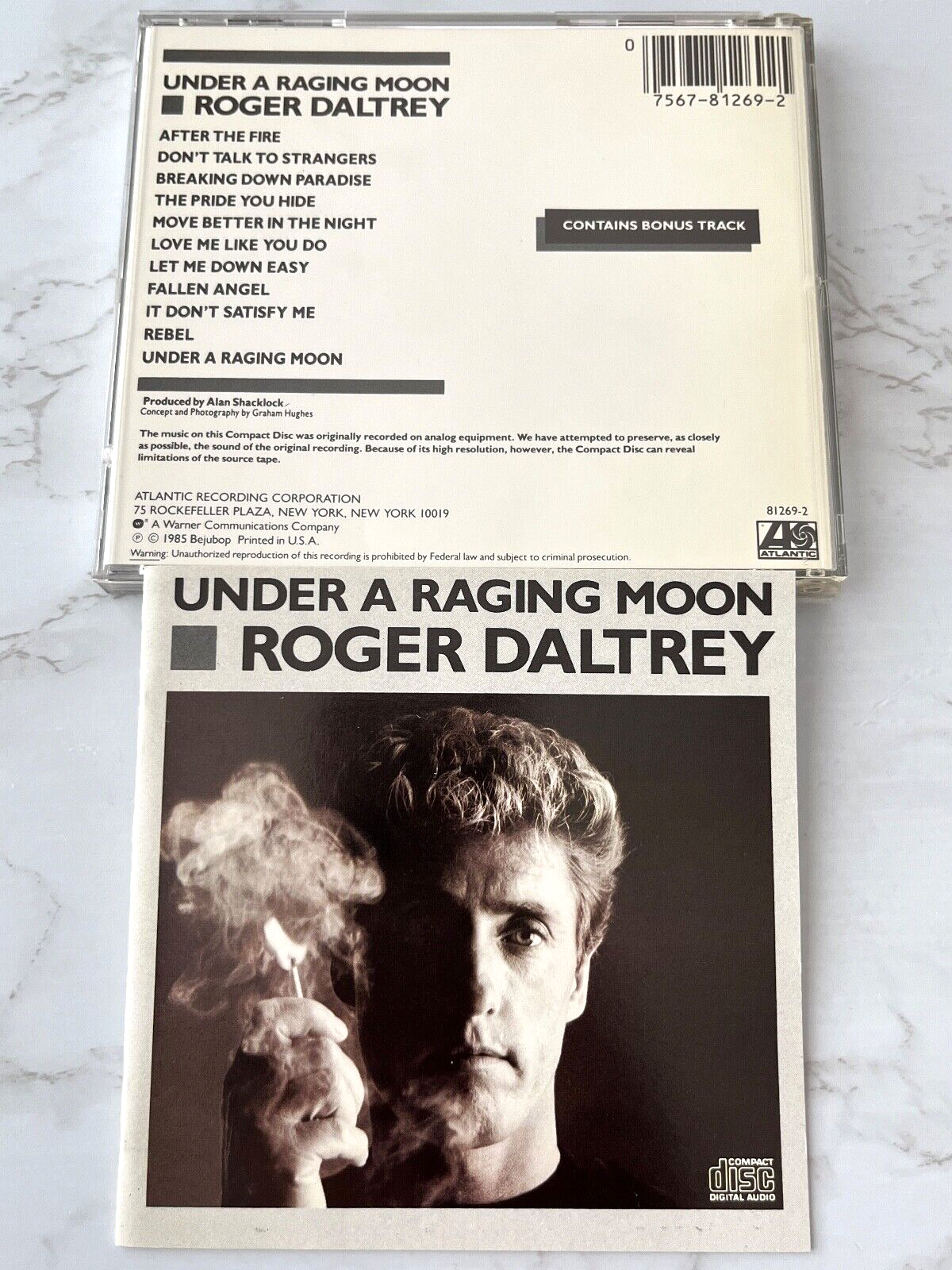 Roger Daltrey – Under A Raging Moon (1985) [JAPAN PRESS]