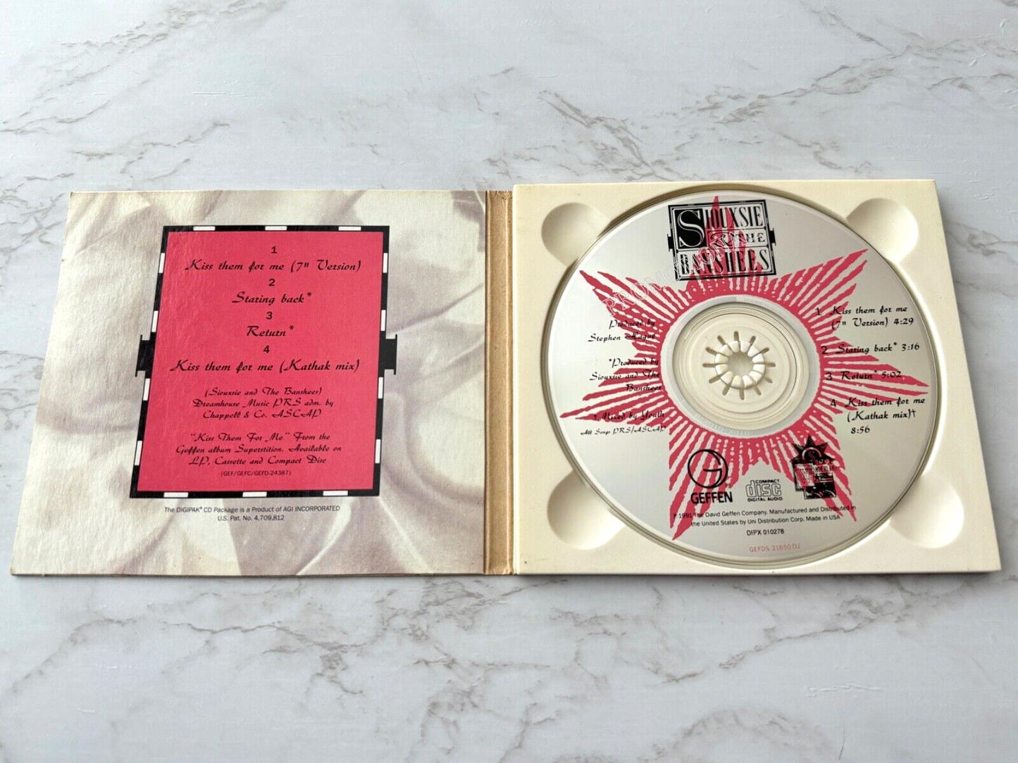 Siouxsie and the Banshees – Kiss Them For Me (Maxi Single, Digipak) (1991)