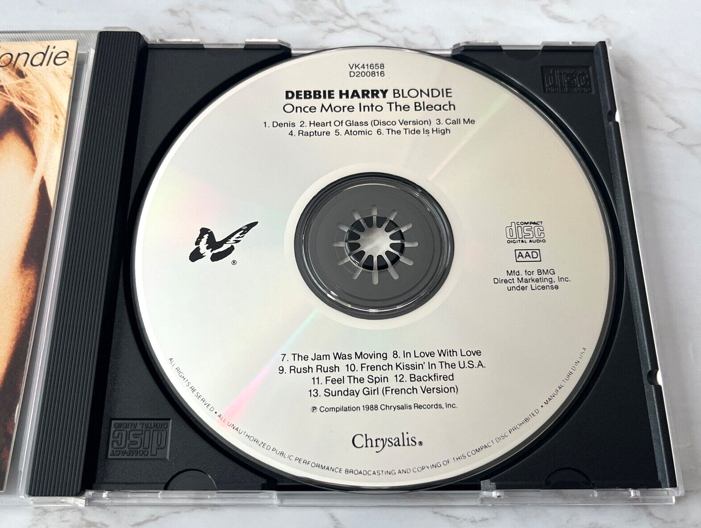 Blondie, Debbie Harry – Blondie Once More Into The Bleach (1989)