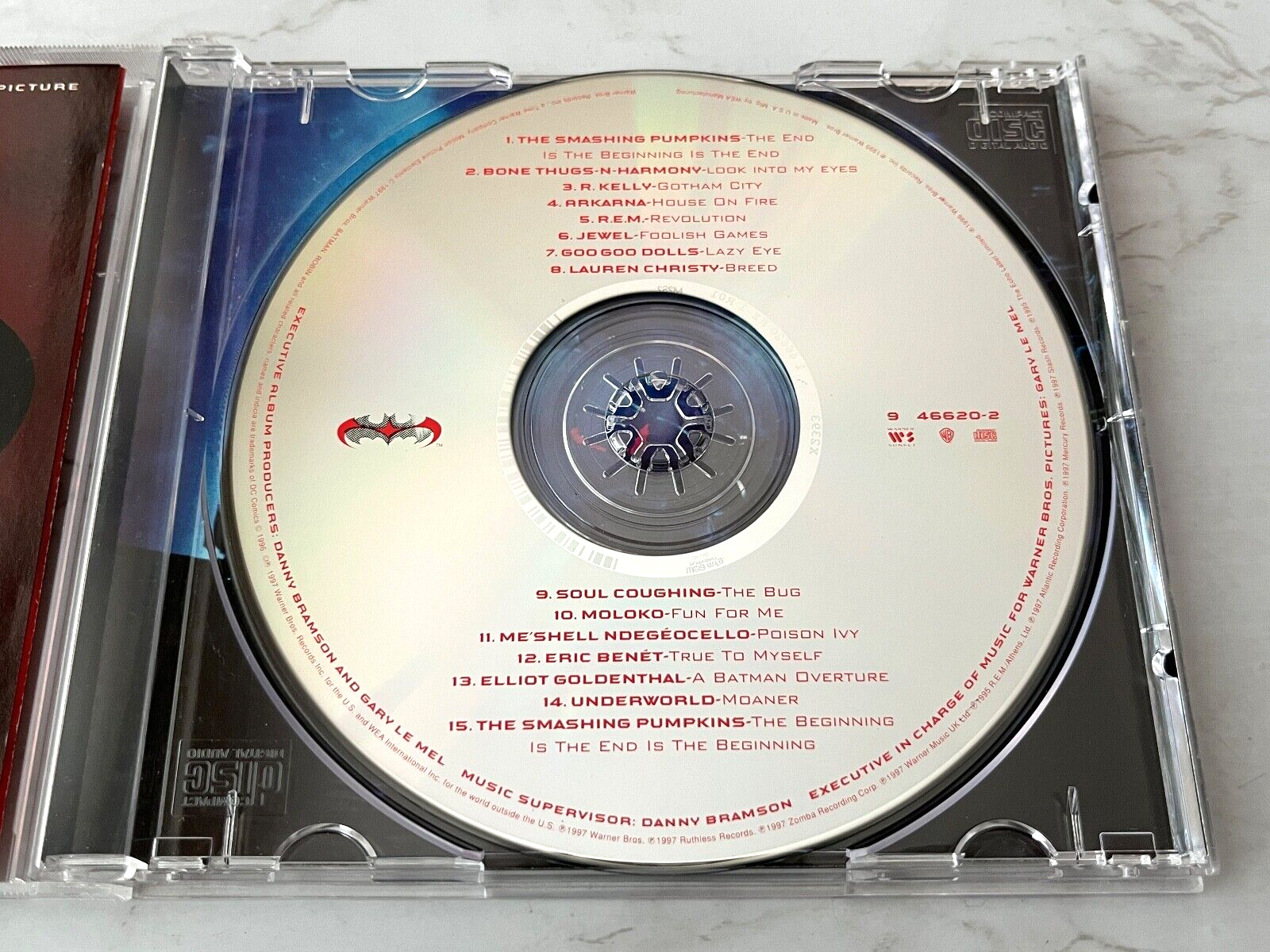 Bone Thugs-N-Harmony, Goo Goo Dolls, Jewel, R. Kelly, R.E.M., The Smashing Pumpkins, Various – Batman & Robin Music From The Motion Picture (1997)
