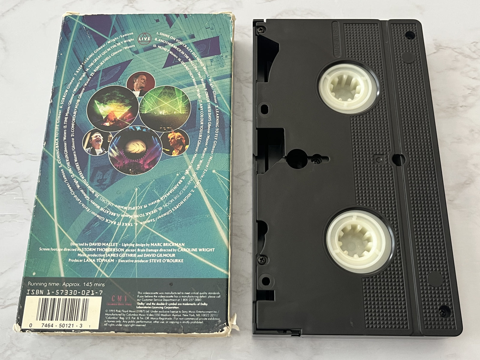 Pink Floyd Pulse Filmed At London Earls Court VHS 1995 David Gilmour (1995)