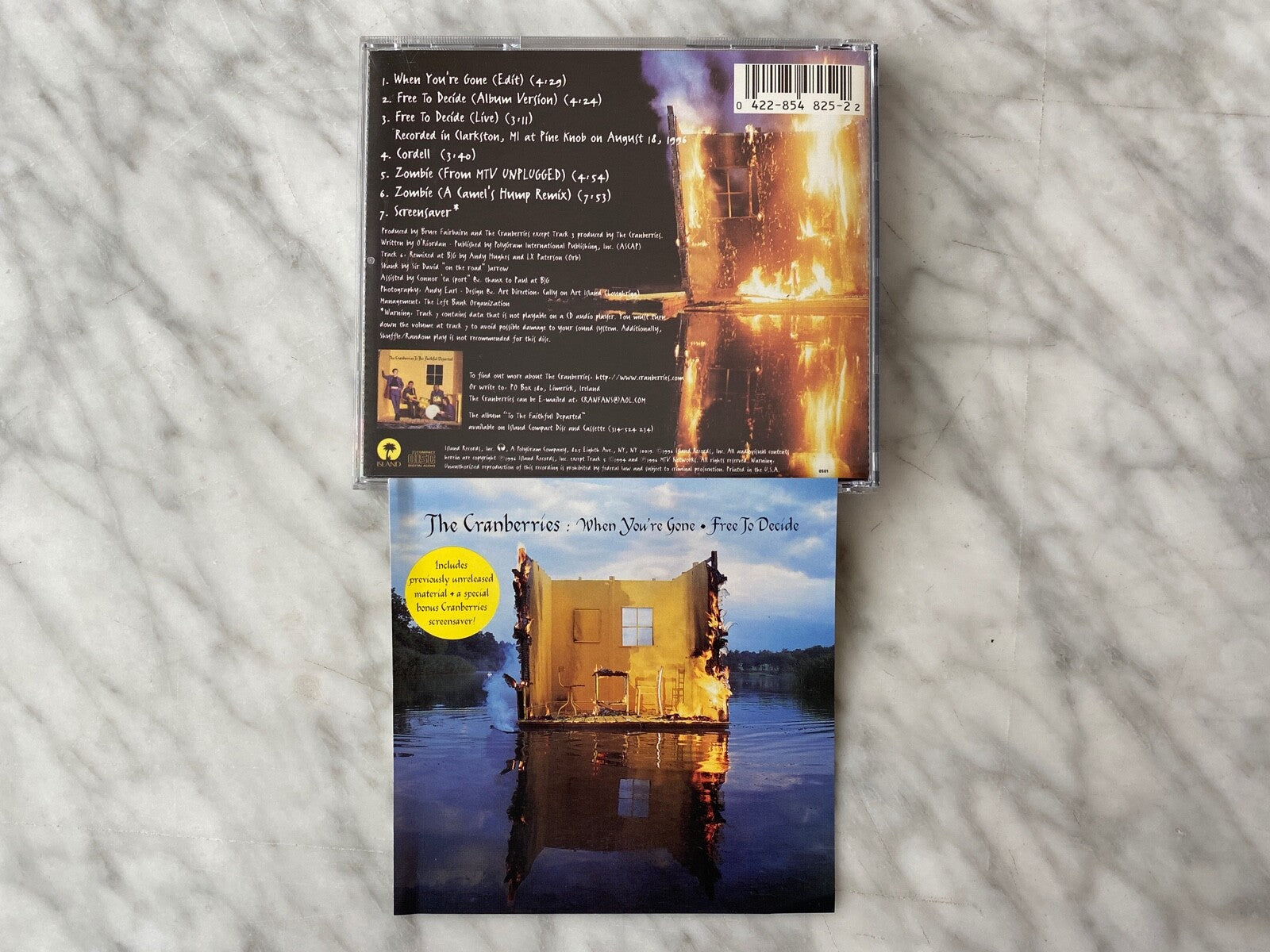 The Cranberries – When You're Gone Free To Decide (Maxi Single) (1996)