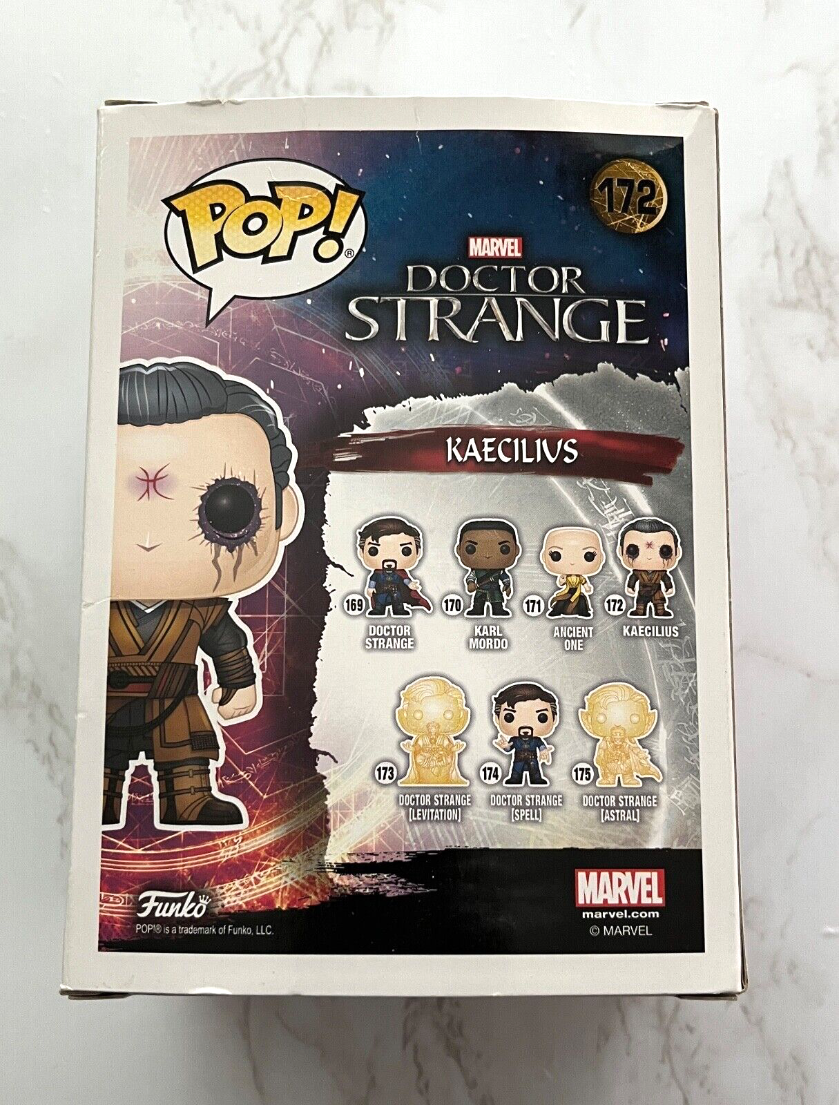 Kaecilius Bobblehead #172 FUNKO POP! Vinyl Figure Marvel Doctor Strange
