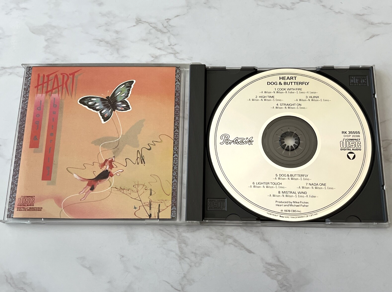Heart – Dog & Butterfly
