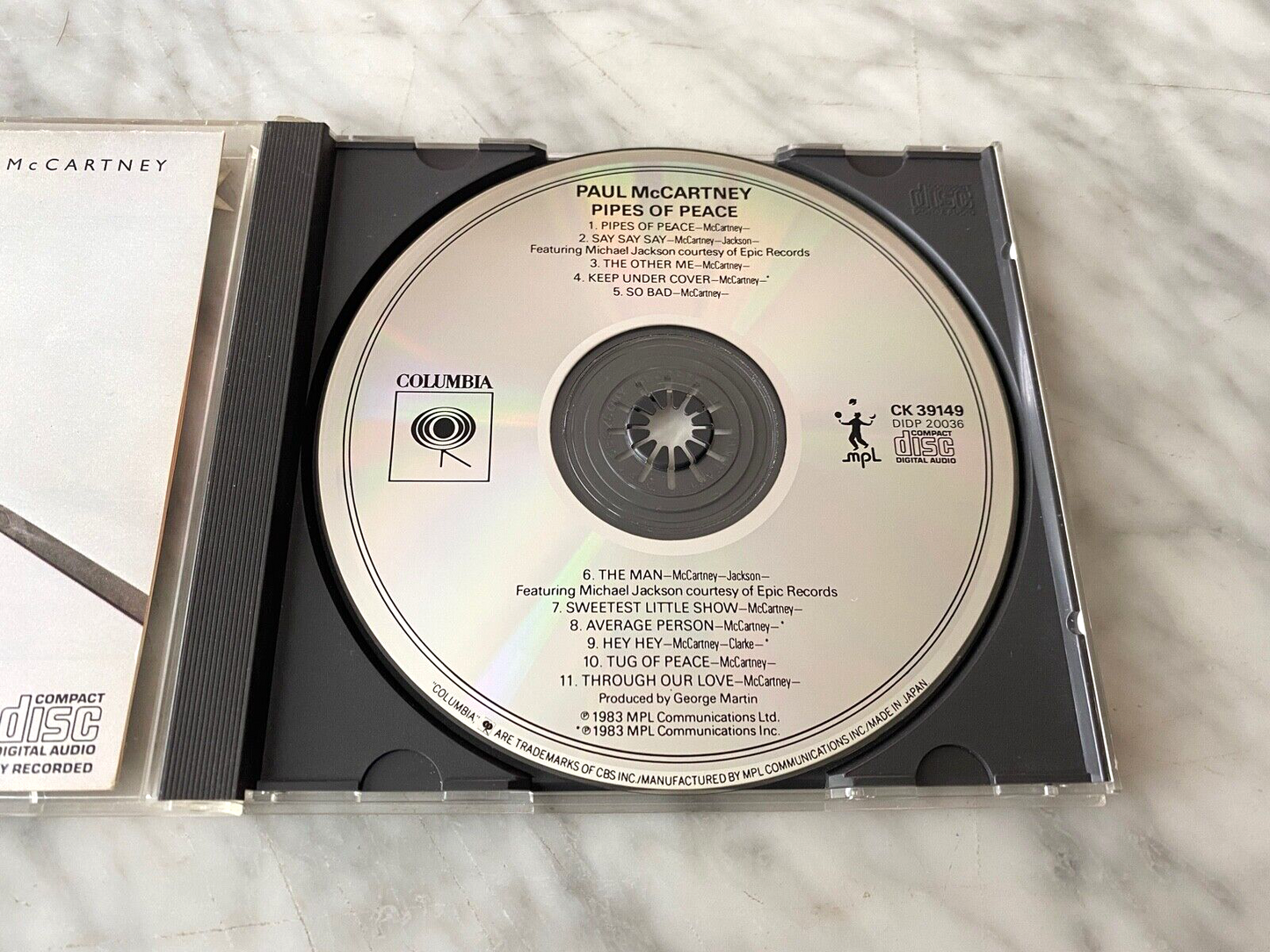 Paul McCartney – Pipes Of Peace [JAPAN PRESS]