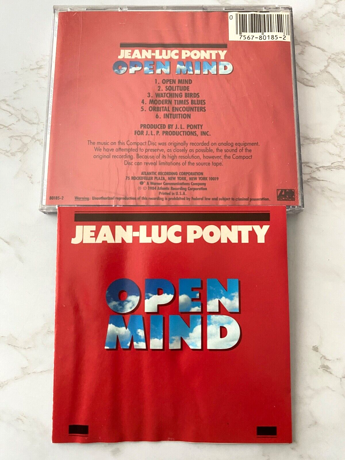 Jean Luc Ponty – Open Mind (1984) [JAPAN PRESS]